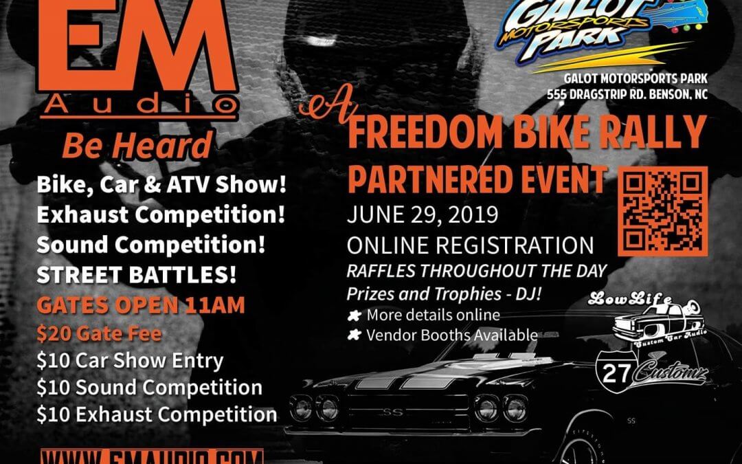 FREEDOM BIKER RALLY an EM Audio Partnered Event