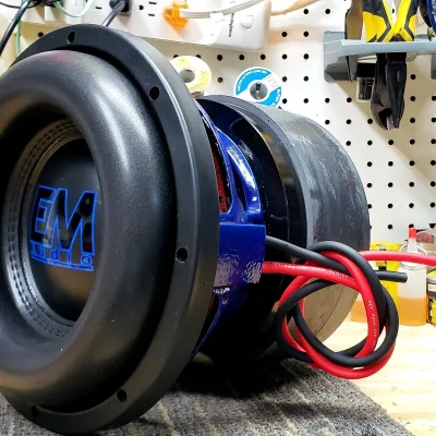 10 inch Custom Hand Built Subwoofer 2500rms - EM Audio