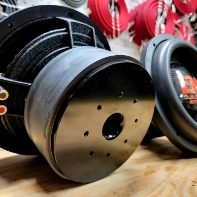 Bagger series 1.2kv2 1200rms 3 inch coil sub - EM Audio 10 inch - EM Audio