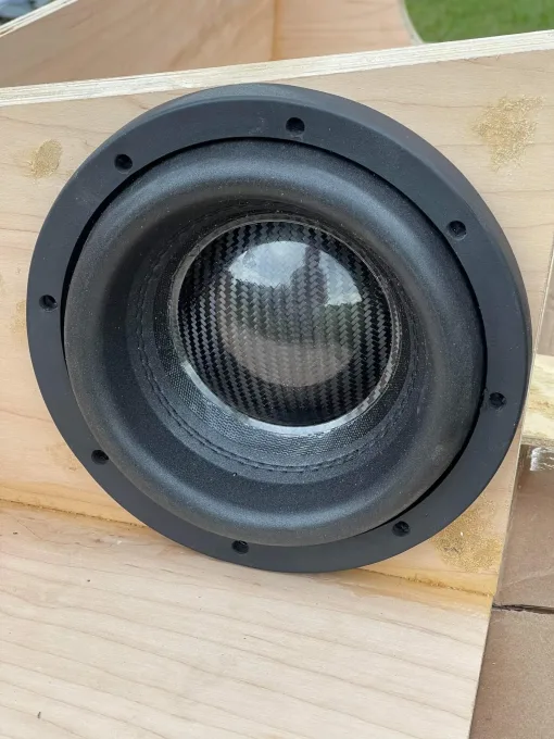4.1" TRUE 2 LAYER BLACK CARBON DUST CAP ONLY