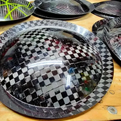 7.87" BIG WEAVE TRUE 2 LAYER CARBON DUST CAP