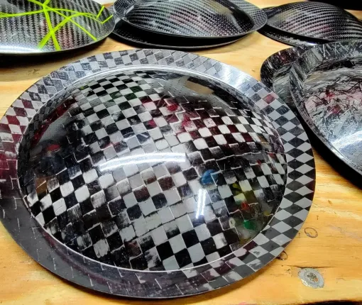 7.87" BIG WEAVE TRUE 2 LAYER CARBON DUST CAP