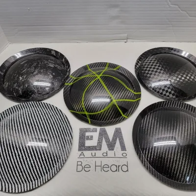 BLACK / LIME GREEN 9" TRUE 2 LAYER CARBON DUST CAP