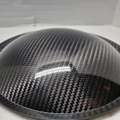 TRUE 2 LAYER CARBON BLACK DUST CAP 6.5"