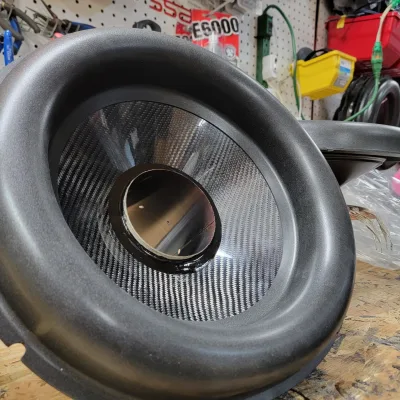 18" Super Team 8000rms Recone Kit full Carbon fiber cone and dust cap