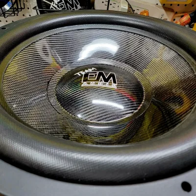 21" Super Team 8000rms Recone Kit full Carbon fiber cone and dust cap