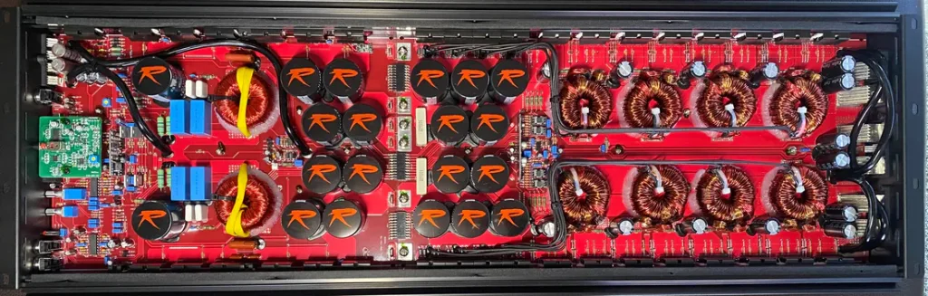 Inside a Ruthless Audio amplifier