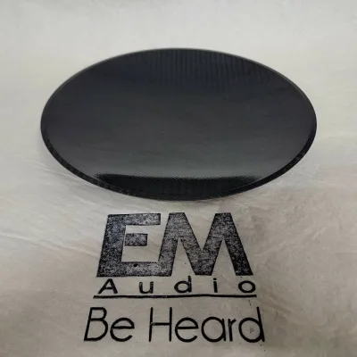 real carbon fiber JL audio 12 inch w7 dust cap - EM Audio