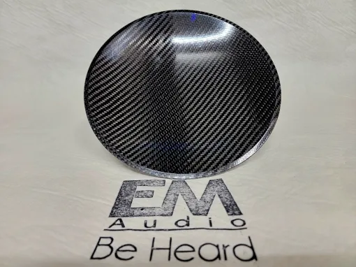 real carbon fiber JL audio 10" w7 dust cap