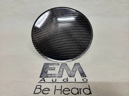 real carbon fiber JL audio 10" w7 dust cap - Image 2