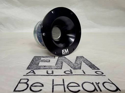 3.55" EM Audio mini Horn. All aluminum throat 2pc screw on