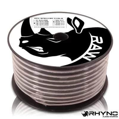 RHYNO 12 GAUGE TWISTED OFC SPEAKER WIRE [200FT SPOOL] OUT OF STOCK